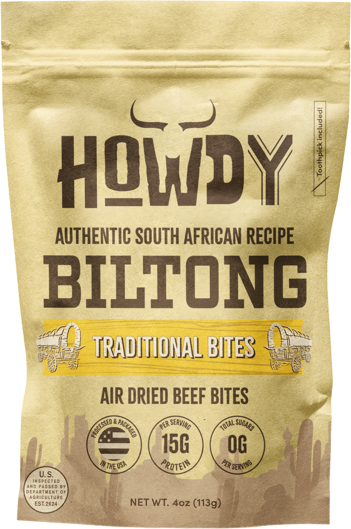 Biltong "Bites" Traditional 4oz