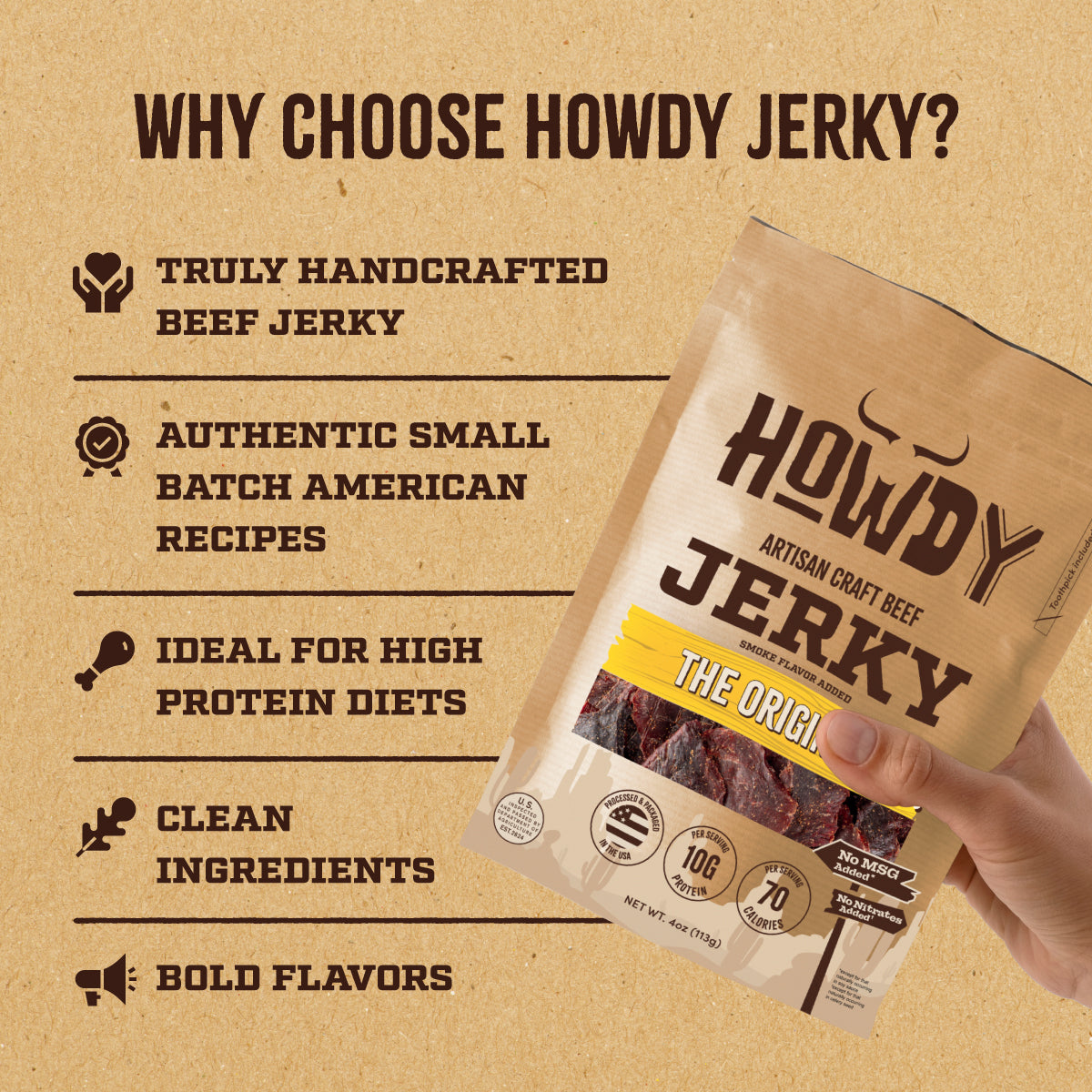 Craft Jerky - Original 4oz