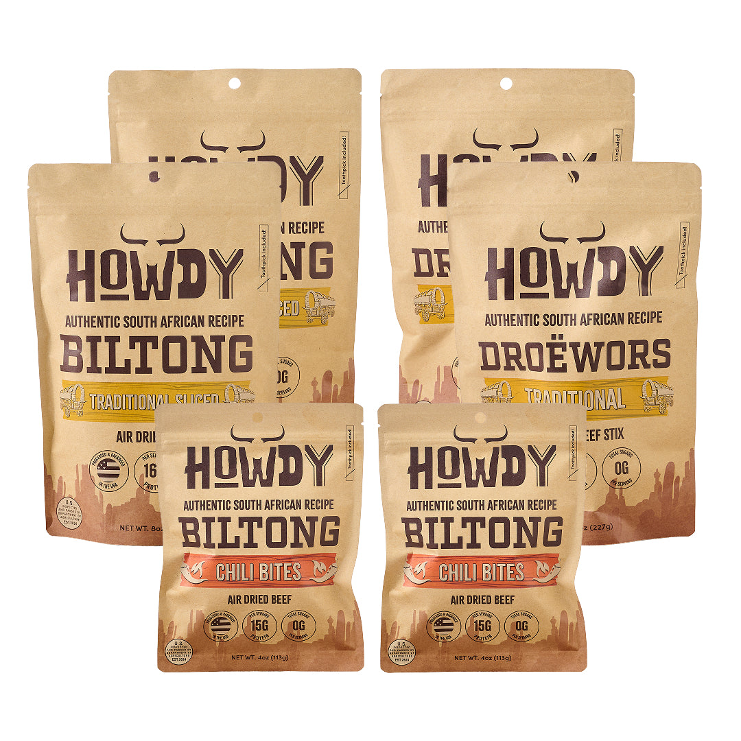 South African Feast | 2x Biltong, 2x Droëwors & 2x ChiliBites