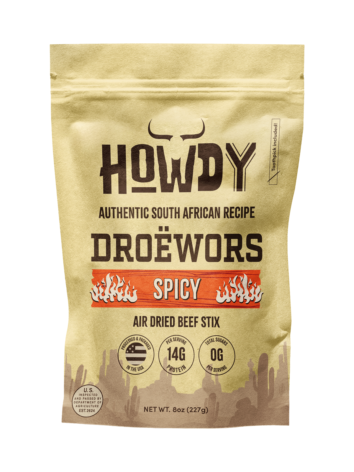 Beef Stix / Spicy Droëwors 8oz
