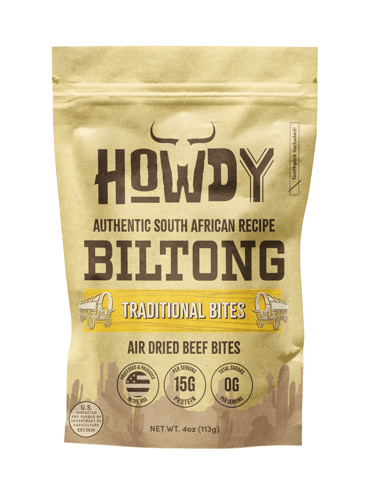 Biltong "Bites" Traditional 4oz