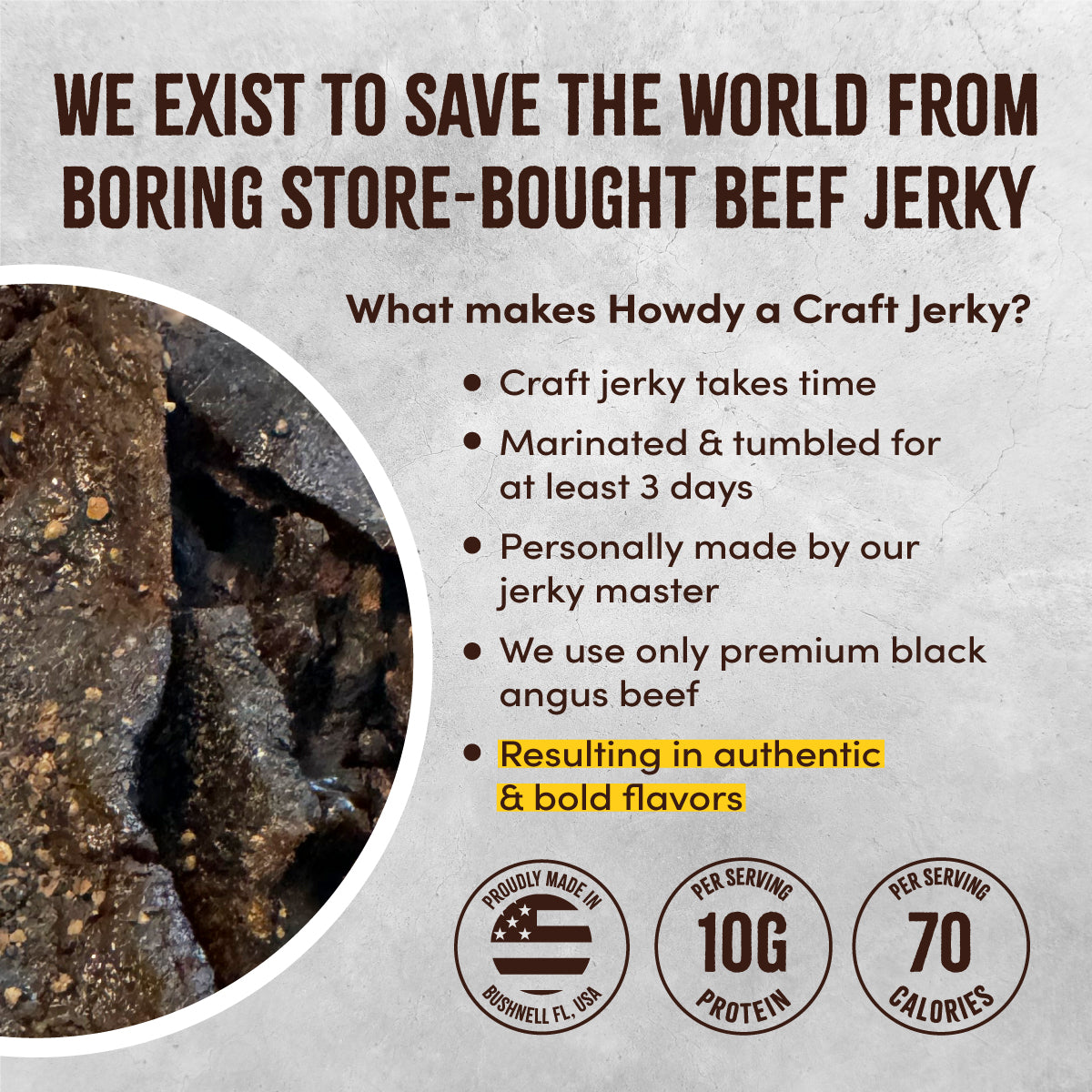 Craft Jerky - BBQ 4oz