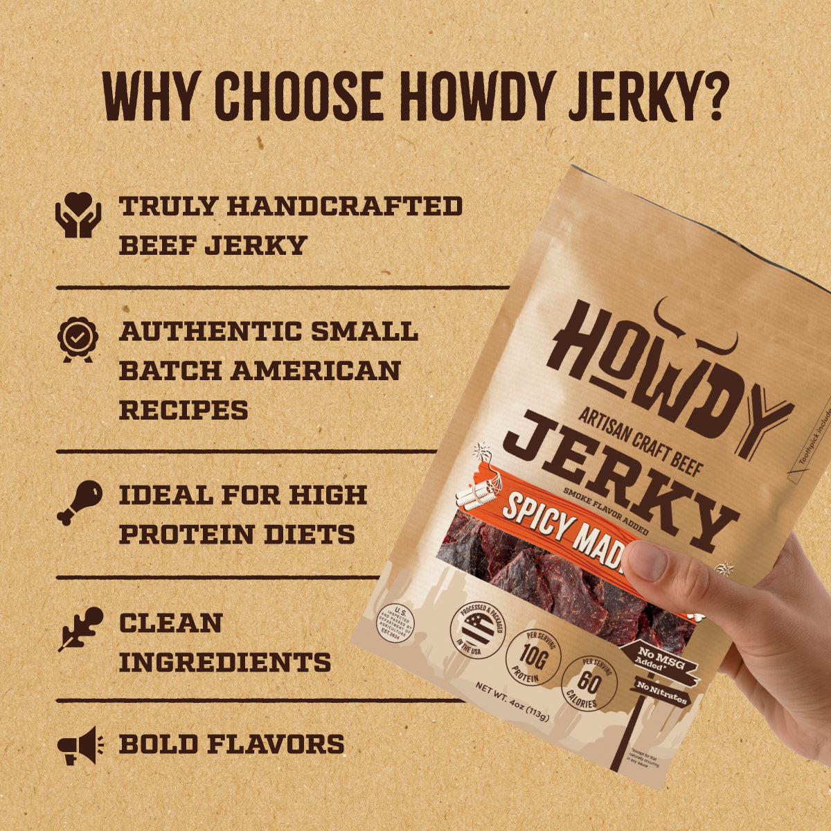 Craft Jerky - Madman 4oz