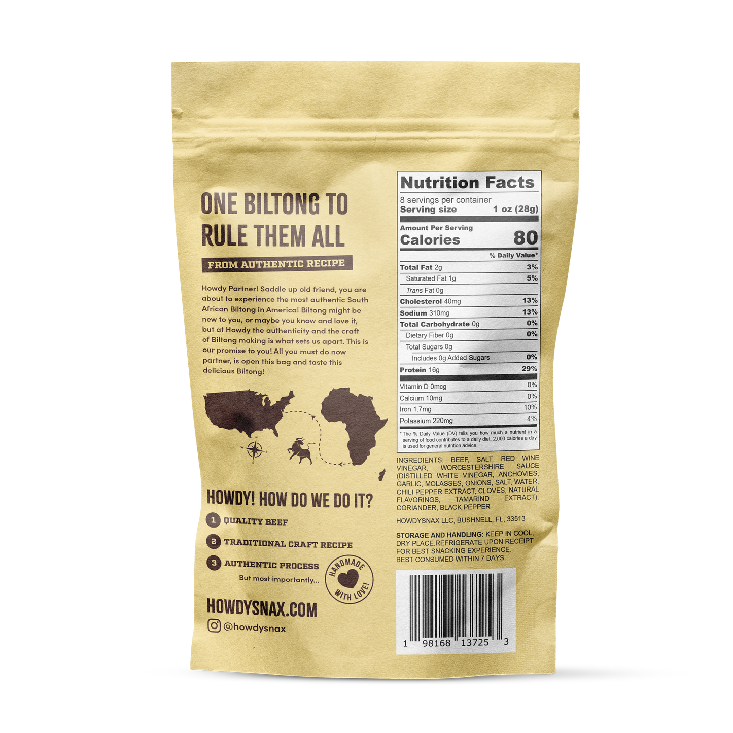 Beef Slices / Traditional Sliced Biltong