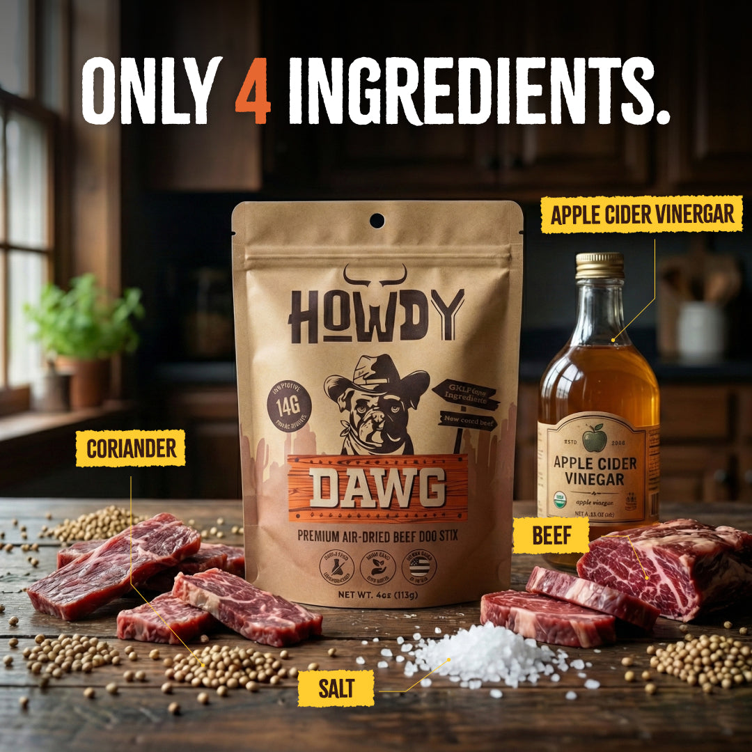 Howdy DAWG - Beef Stix For Dogs