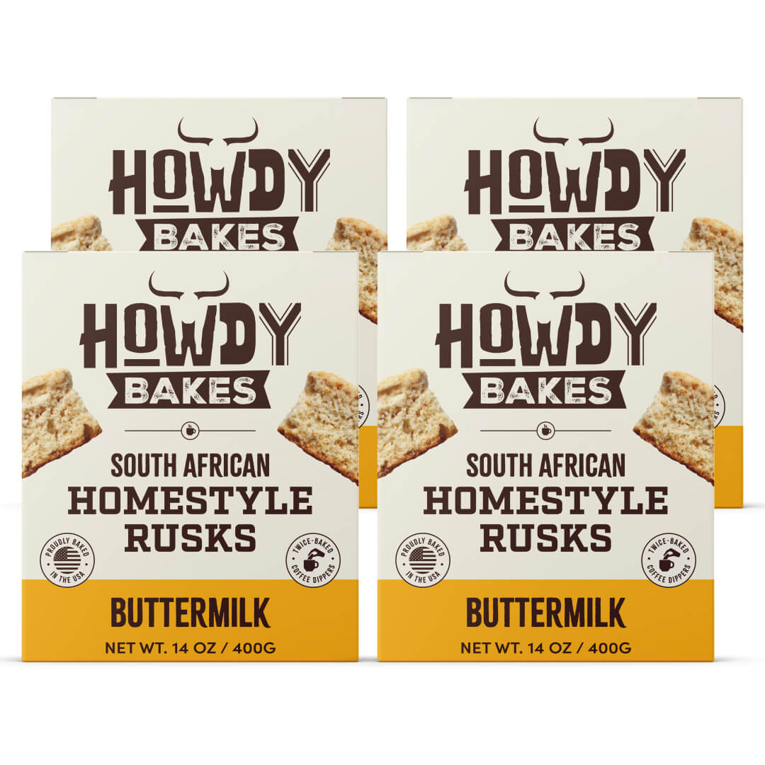 Howdy Bakes Rusks - Buttermilk 14oz / 400G