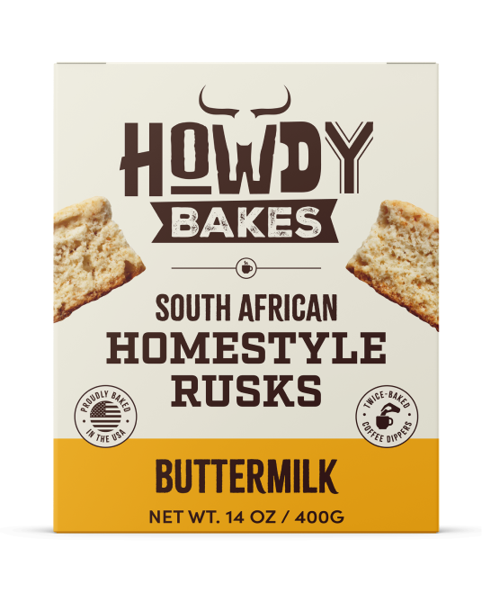 Buttermilk Rusks 14oz | Traditional Coffee Dunk Biscuit – Howdysnax