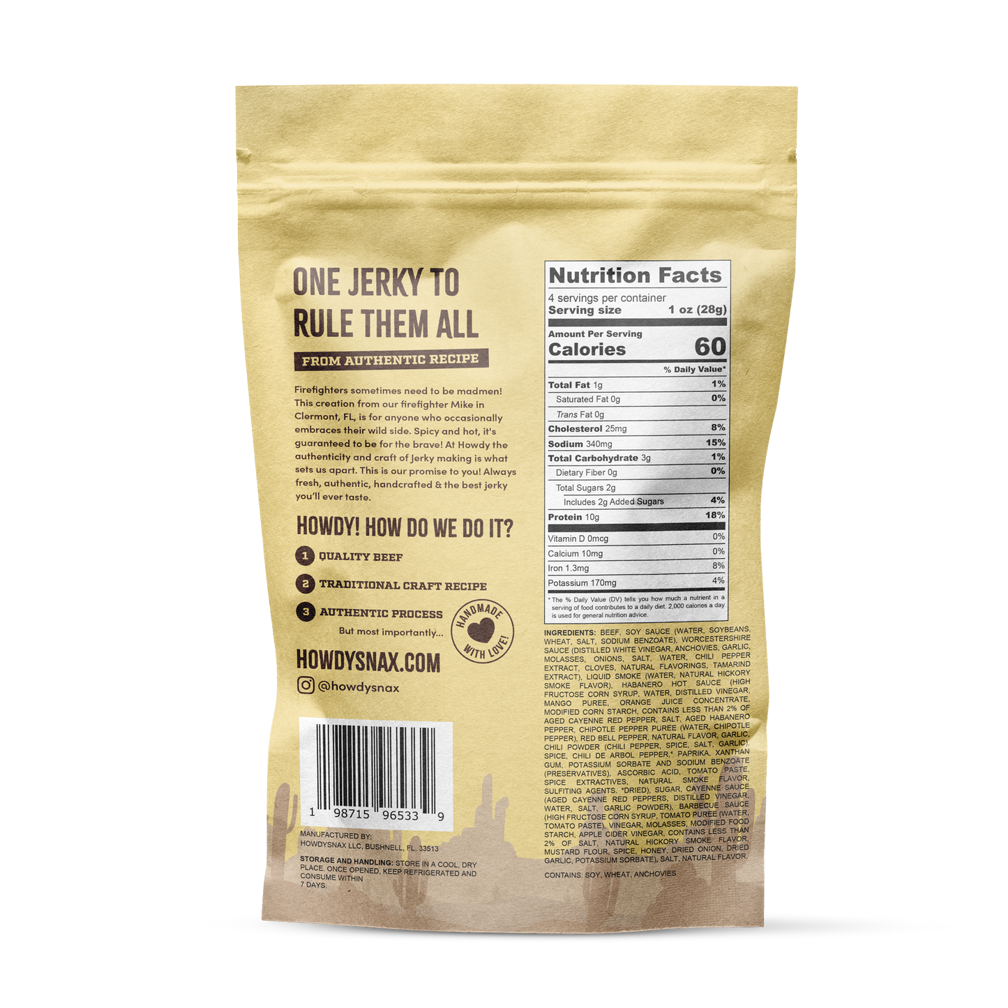 Craft Jerky - Madman 4oz