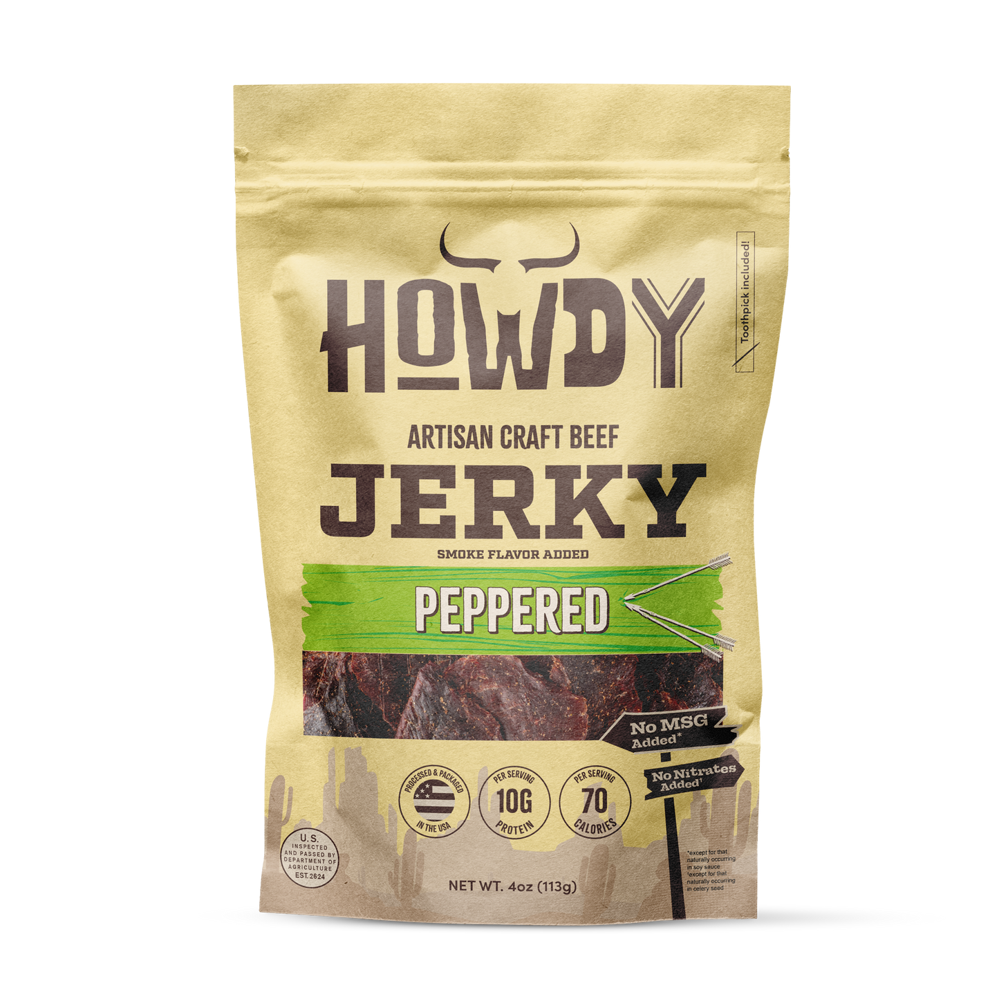 Craft Jerky - Peppered 4oz