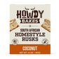 Howdy Bakes Rusks - Coconut 14oz / 400G