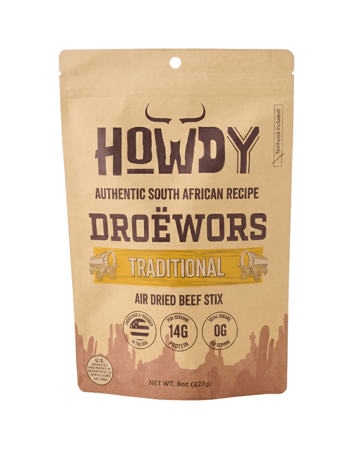 Wagyu Traditional Droëwors 4oz - Dev
